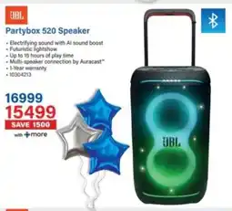 Incredible Connection JBL Partybox 520 Speaker offer