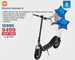 Incredible Connection Xiaomi Electric Scooter 6 offer