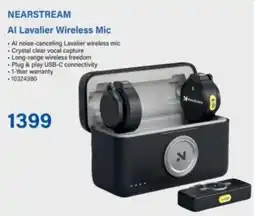 Incredible Connection Nearstream AI Lavalier Wireless Mic offer