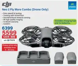 Incredible Connection Dji Neo 2 Fly More Combo offer