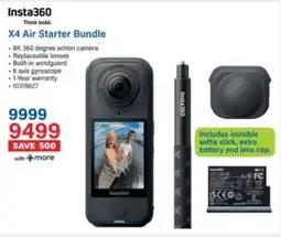 Incredible Connection Insta360 X4 Air Starter Bundle offer