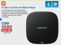 Incredible Connection Xiaomi TV Box S 3rd Gen 4K Media Player offer