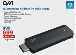 Incredible Connection QVWI 2K Streaming Android TV Stick-LeapL1 offer