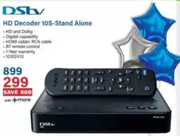 Incredible Connection DStv HD Decoder 10S-Stand Alone offer