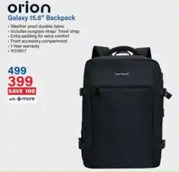 Incredible Connection Orion Galaxy 15.6" Backpack offer
