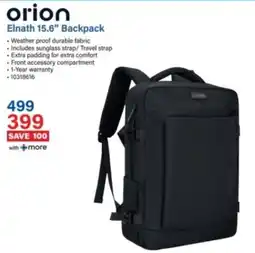 Incredible Connection Orion Elnath 15.6" Backpack offer