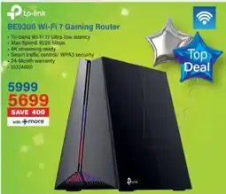 Incredible Connection Tp-link BE9300 Wi-Fi 7 Gaming Router offer