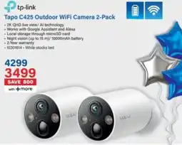 Incredible Connection Tp-link Tapo C425 Outdoor WiFi Camera offer