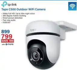 Incredible Connection Tp-link Tapo C500 Outdoor WiFi Camera offer