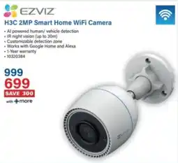 Incredible Connection Ezviz H3C 2MP Smart Home WiFi Camera offer