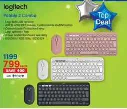 Incredible Connection Logitech Pebble 2 Combo offer