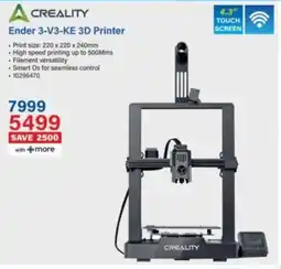 Incredible Connection Creality Ender 3-V3-KE 3D Printer offer