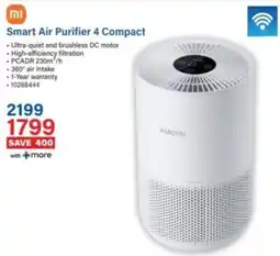 Incredible Connection Xiaomi Smart Air Purifier 4 Compact offer