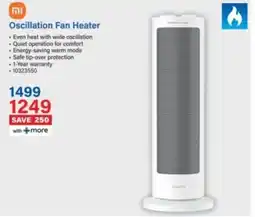 Incredible Connection Xiaomi Oscillation Fan Heater offer