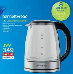 Incredible Connection Bennett Read Classique Glass Kettle offer