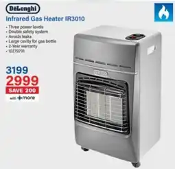 Incredible Connection DeLonghi Infrared Gas Heater IR3010 offer