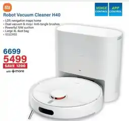 Incredible Connection Xiaomi Robot Vacuum Cleaner H40 offer