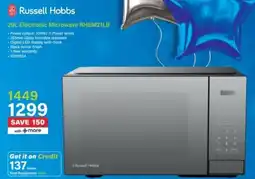 Incredible Connection Russell Hobbs Electronic Microwave offer