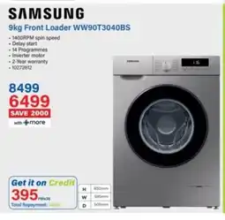 Incredible Connection Samsung Front Loader offer