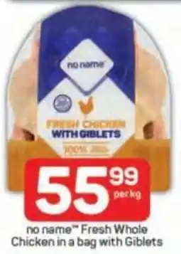 Pick n Pay no name Fresh Whole Chicken in a bag with Giblets offer
