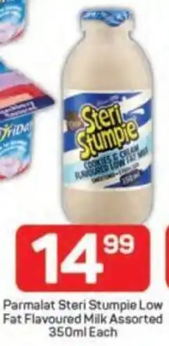 Pick n Pay Parmalat Steri Stumpie Low Fat Flavoured Milk Assorted offer