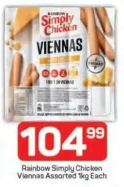 Pick n Pay Rainbow Simply Chicken Viennas Assorted offer