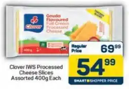 Pick n Pay Clover IWS Processed Cheese Slices Assorted offer