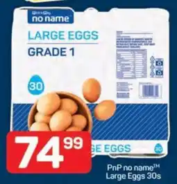 Pick n Pay PnP no name Large Eggs offer