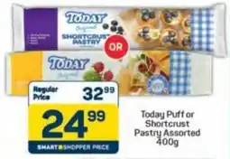 Pick n Pay Today Puff or Shortcrust Pastry Assorted offer