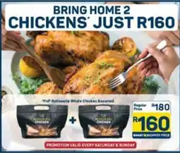 Pick n Pay Hypermarket PnP Rotisserie Whole Chicken Assorted offer