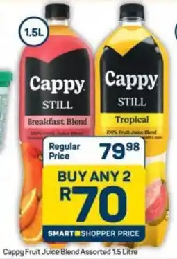 Pick n Pay Hypermarket Cappy Fruit Juice Blend Assorted offer