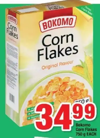 OK Foods Bokomo Corn Flakes 750g Each offer