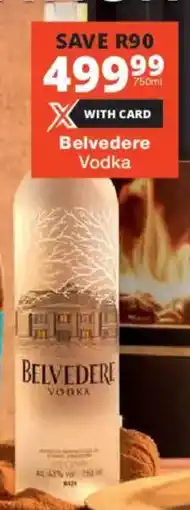 Checkers Liquor Shop Belvedere Vodka offer