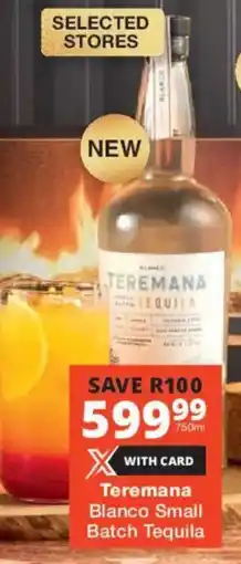 Checkers Liquor Shop Teremana Blanco Small Batch Tequila offer