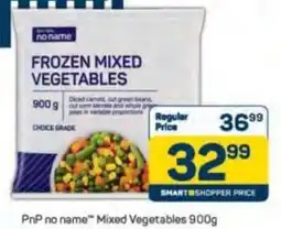 Pick n Pay PnP no name Mixed Vegetables offer
