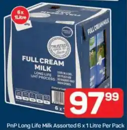Pick n Pay PnP Long Life Milk Assorted offer