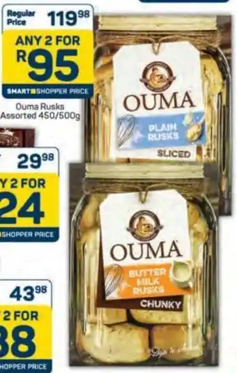Pick n Pay Ouma Rusks Assorted offer