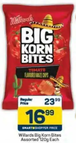 Pick n Pay Willards Big Korn Bites Assorted offer