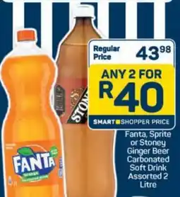 Pick n Pay Fanta, Sprite or Stoney Ginger Beer Carbonated Soft Drink Assorted offer