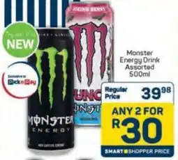 Pick n Pay Monster Energy Drink Assorted offer
