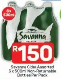 Pick n Pay Savanna Cider Assorted Non-Returnable Bottles offer