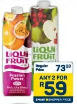 Pick n Pay Liqui-Fruit 100% Fruit Juice Assorted offer