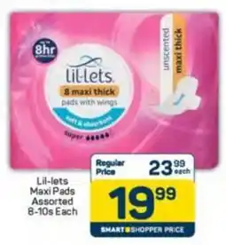 Pick n Pay Lil-lets Maxi Pads Assorted offer