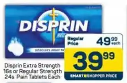 Pick n Pay Disprin Extra Strength or Regular Strength Pain Tablets offer