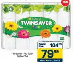 Pick n Pay Twinsaver 1 Ply Toilet Tissue offer
