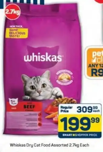 Pick n Pay Whiskas Dry Cat Food Assorted offer