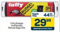 Pick n Pay Tuffy Budget Interleaved Refuse Bags offer