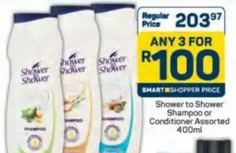 Pick n Pay Shower to Shower Shampoo or Conditioner Assorted offer