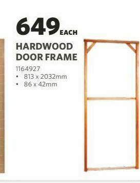 BUCO Hardwood door frame offer