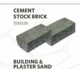Building & plaster sand